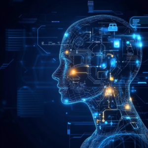 Digital workspace showcasing a cutting-edge adaptive learning platform integrated with advanced technologies.