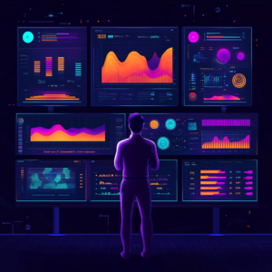 Digital dashboard showcasing future eLearning trends and innovations for 2025.