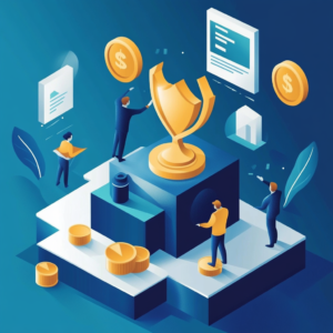 Digital workspace showcasing success metrics for an online course community.