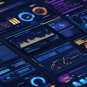 Digital workspace displaying data insights for optimizing eLearning content.