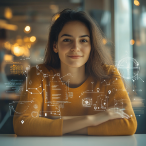 Interactive analytics dashboard displaying key performance metrics for an eLearning website