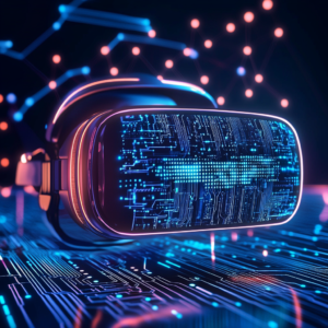 Digital workspace showcasing virtual reality tools in education.